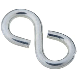 National Hardware Zinc-Plated Silver Steel 7/8 in. L Closed S-Hook 1 pk