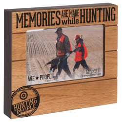 Pavilion We People Natural Black/Brown MDF Picture Frame 1.75 in. H X 8.75 in. W