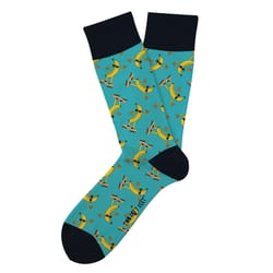 Two Left Feet Unisex Bananarama S/M Novelty Socks Blue