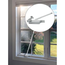 Ace Silver Steel Left Single-Arm Casement Window Operator For Jalousie