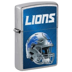 Zippo NFL Silver Detroit Lions Lighter 2 oz 1 pk