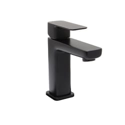 Huntington Brass Sevaun Matte Black Single-Handle Bathroom Sink Faucet 4 in.