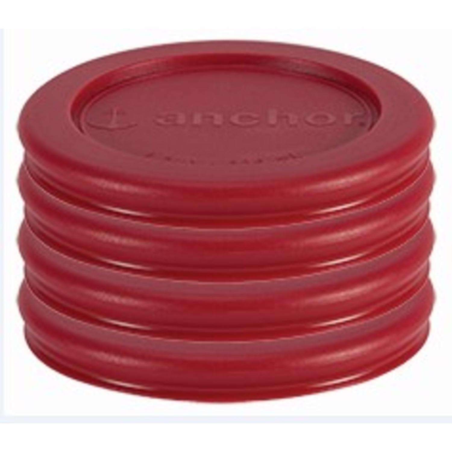 Anchor Hocking Red Reusable Lid 4 pk - Ace Hardware