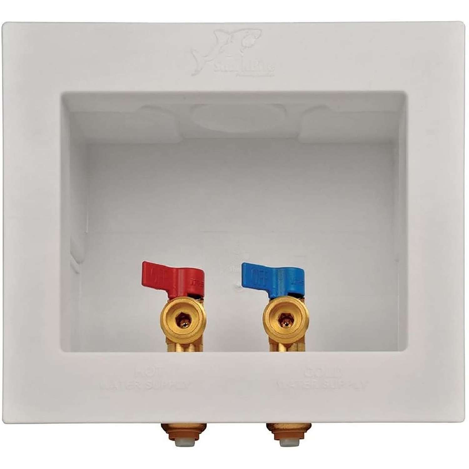 Sharkbite 1 2 Push Fit T X 3 4 D Ght Brass Washing Machine Outlet Box Ace Hardware