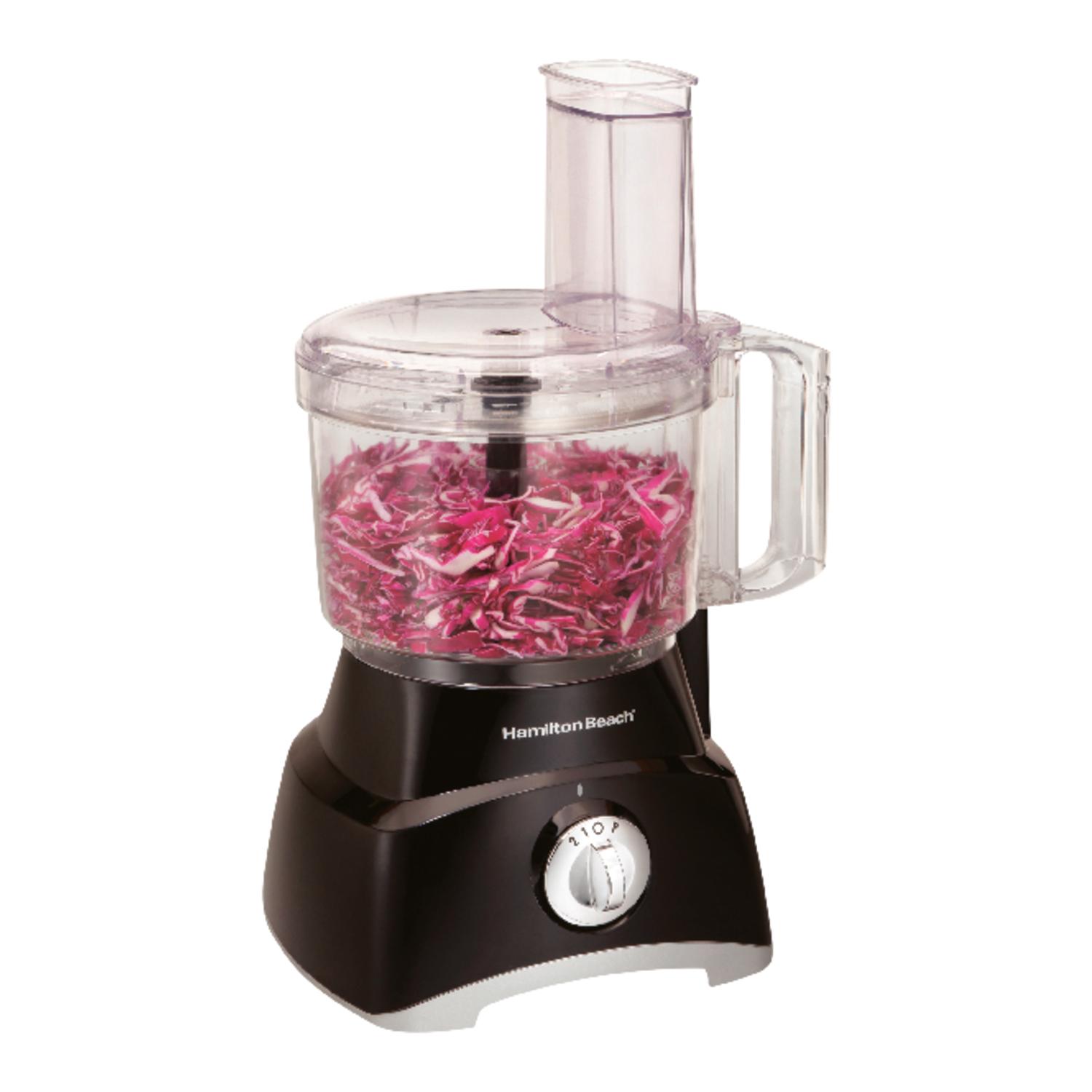 BLACK+DECKER 10 Cups 500-Watt Black Food Processor in the Food Processors  department at