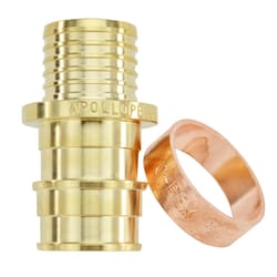 Apollo PEX-A 3/4 in. Expansion PEX in to X 3/4 in. D Barb Brass Coupling
