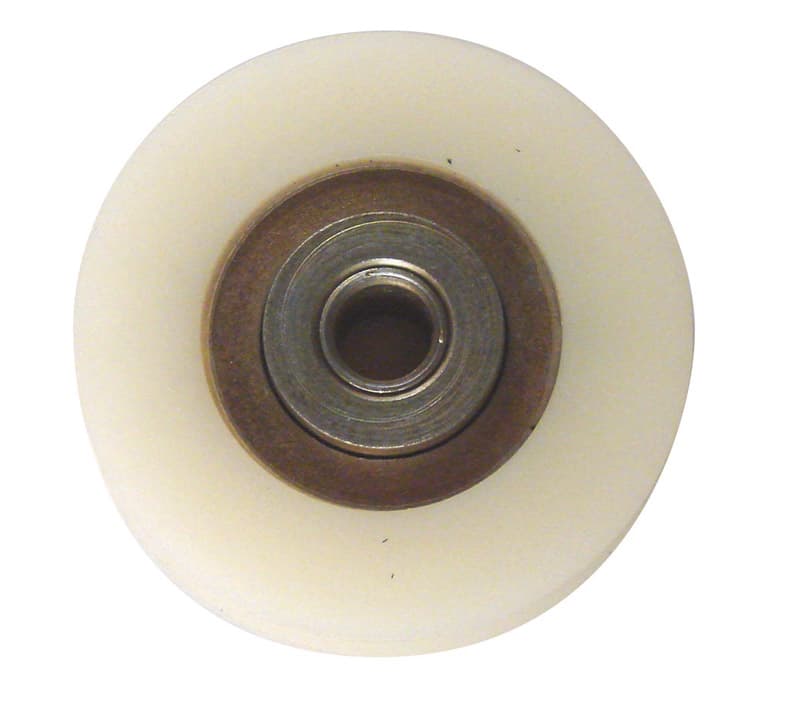Barton Kramer 1-2/3 in. D X 3/8 in. L Aluminum/Nylon Glass Door Roller Assembly 1 pk