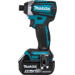 Makita 18V LXT 1/4 in. Cordless Brushless 3-Speed Impact Driver Kit (Battery & Charger)