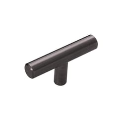 Hickory Hardware Contemporary Bar Pull Black Nickel Black 1 pk