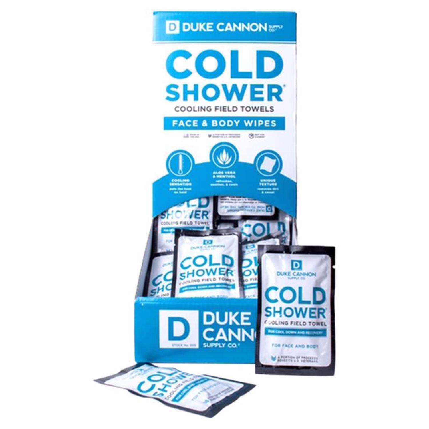 Duke Cannon Supply Field Towels, Cold Shower - 15 towels