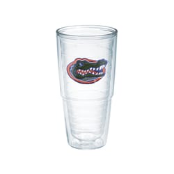 Tervis Collegiate 24 oz Florida Gators Clear BPA Free Tumbler