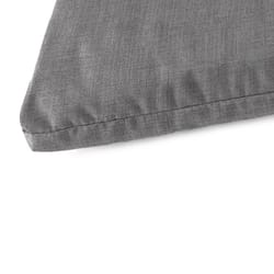 Jordan Manufacturing Gray Polyester Bench Cushion 3.5 in. H X 18 in. W X 48 in. L