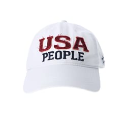 Pavilion We People USA People Baseball Cap White One Size Fits Most