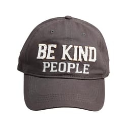 Pavilion We People Be Kind People Baseball Cap Dark Gray One Size Fits Most