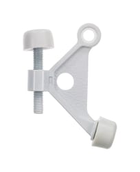 Ace 2-5/8 in. W Metal White Hinge Pin Door Stop Mounts to door and wall 0 in.