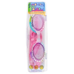 Stephen Joseph Light Pink Silicone Sparkle Goggles