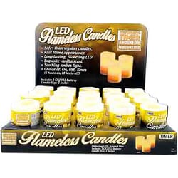 Magic Seasons Cream Vanilla Scent LED Flameless Votive Candle