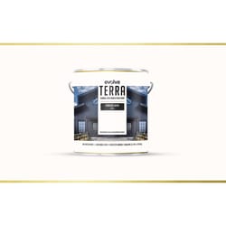 Evolve Terra Flat Black Water-Based Barn and Fence Paint Exterior and Interior 1 gal