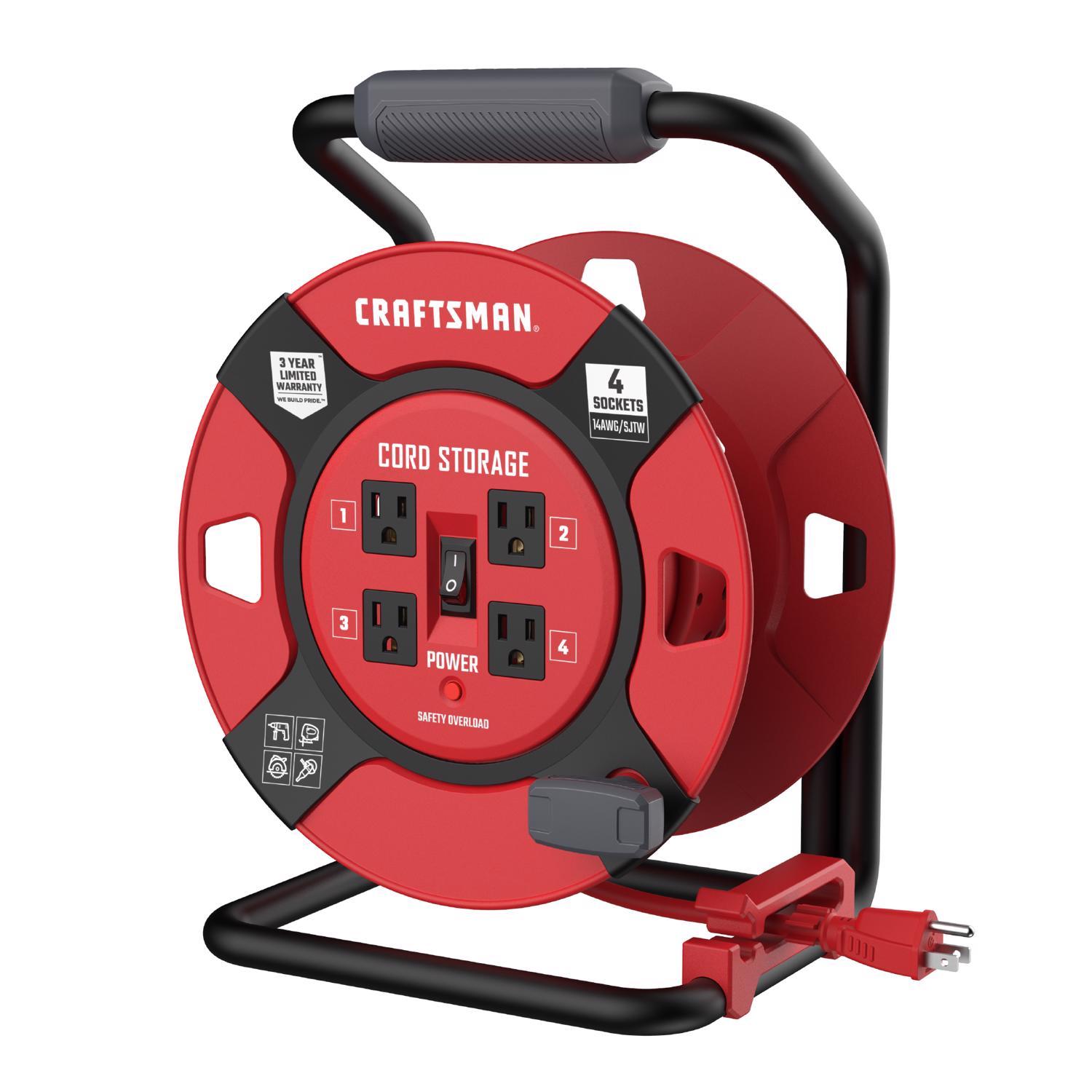 Craftsman 1 ft. L PVC Cord Reel Uae Electronic uaeelectronic.com