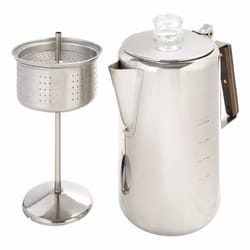 Fitz-All Rapid Brew 12 cups Silver Stovetop Percolator