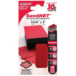 Diablo SandNet 5 in. L X 2-3/4 in. W Assorted Grit Assorted Block Hand Sanding Pad