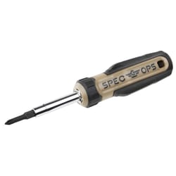 Spec Ops 3.25 in. L 6 in 1 Multi Bit Screwdriver 1 pc