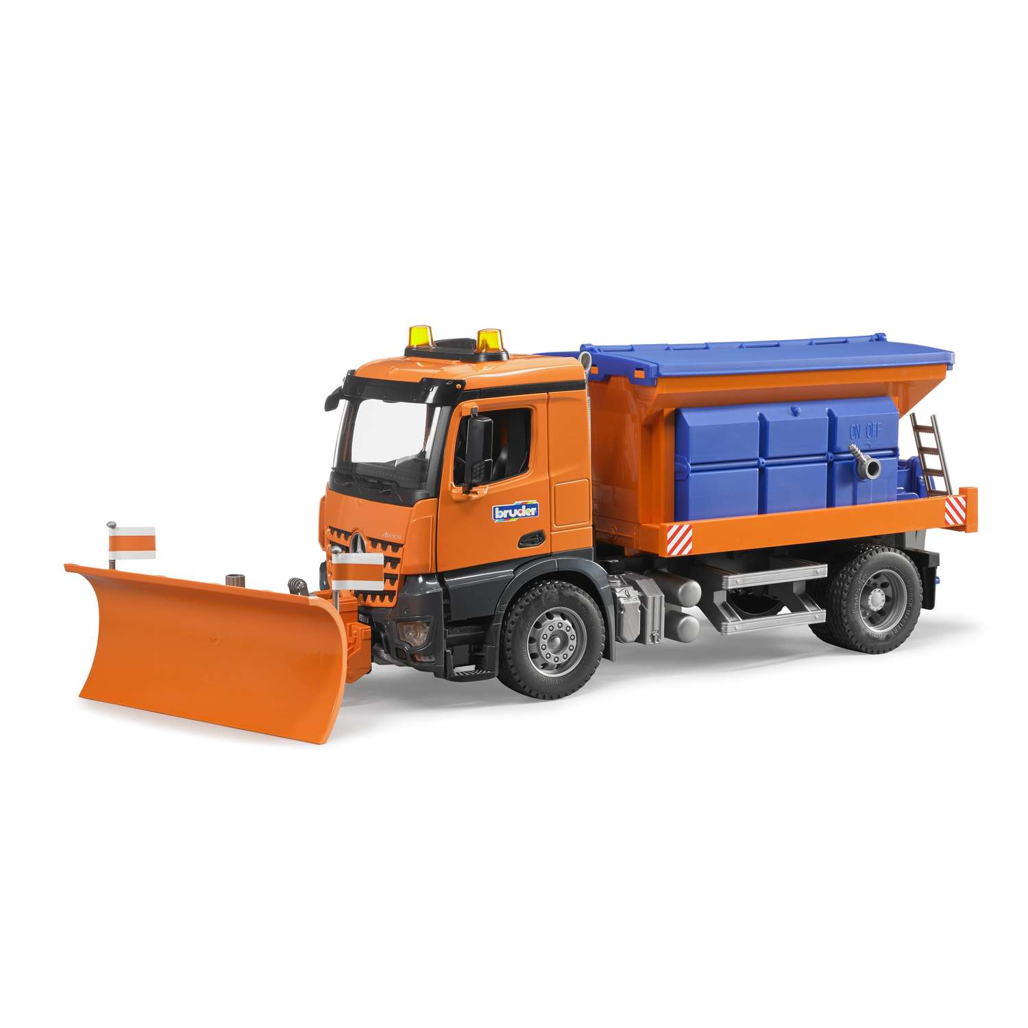 Bruder Mercedes Benz Arocs Snow Plow Truck Toy Plastic Multicolored Ace Hardware