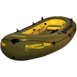 Airhead Angler Bay PVC Inflatable Hunter Green Kayak 66.5 in. W X 104 in. L