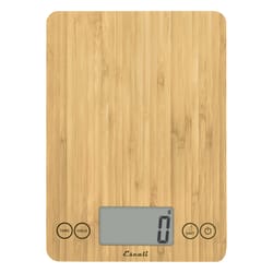 Escali Arti Beige Digital Kitchen Scale 15 lb