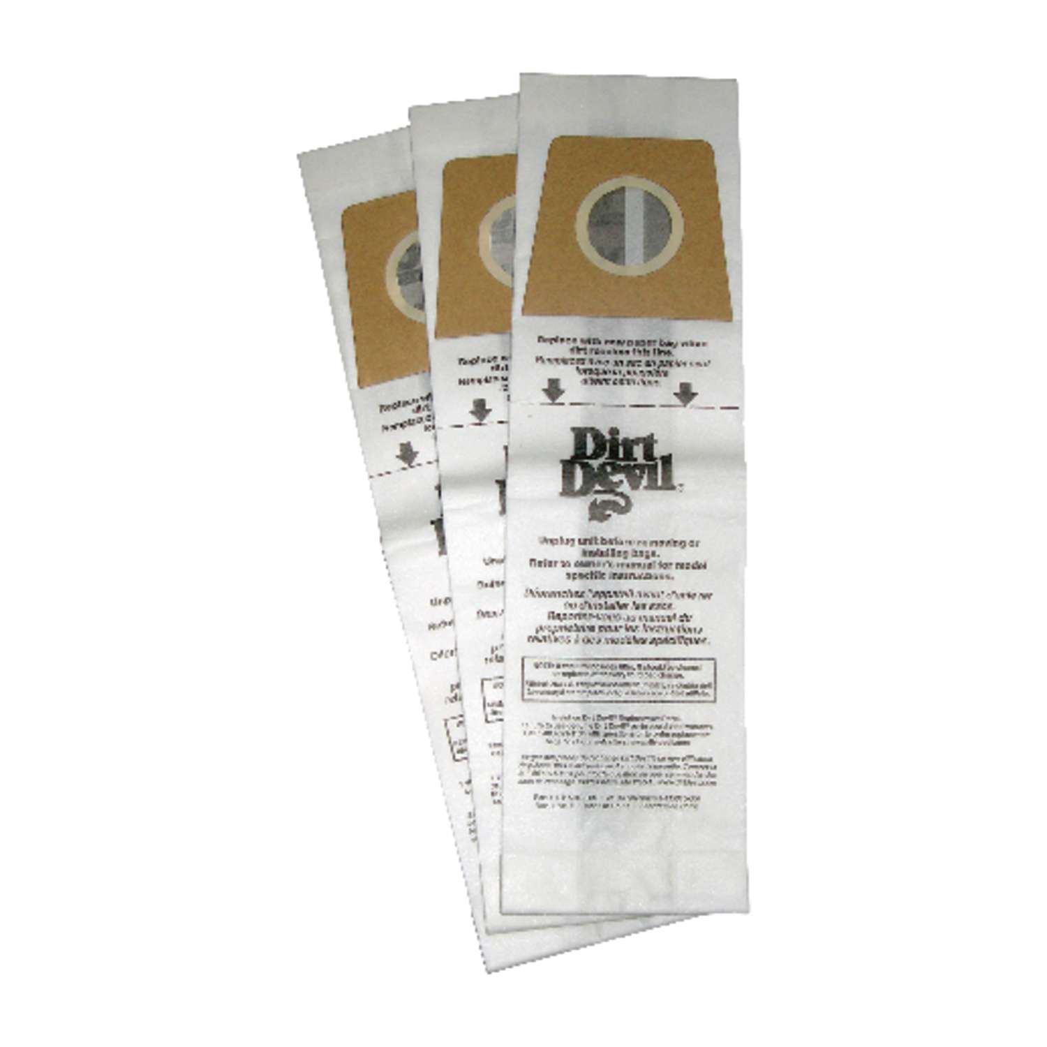 Dirt Devil Vacuum Bag For Devil Featherlite. Platinum Force. Breeze