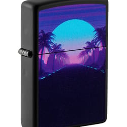 Zippo Black Sunset Black Light Lighter 1 pk