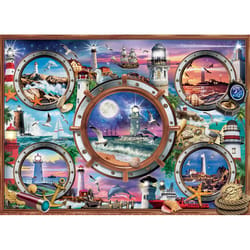 Cobble Hill Lighthouses Jigsaw Puzzle 1000 pc