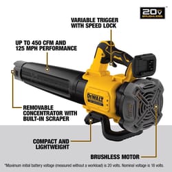 DeWalt 20V MAX DCKO215M1 13 in. 20 V Battery Blower/Trimmer Kit (Battery &amp; Charger)