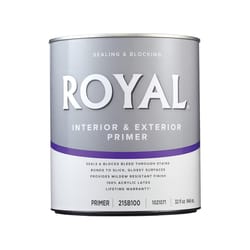Royal Primer Flat Acrylic Latex Halt Sealing Primer 1 qt