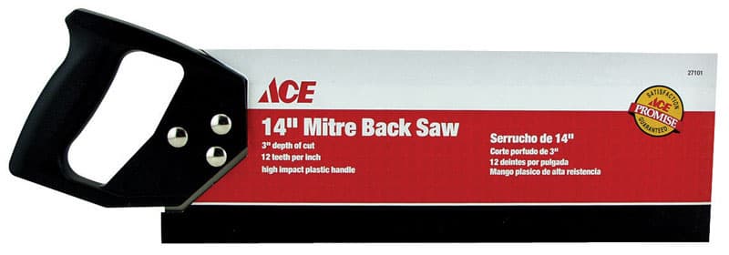 Ace 14 in. Mitre Back Saw 12 TPI 1 pc -  XMMJZ0680