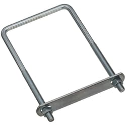 National Hardware 3/8 in. X 4 in. W X 7 in. L Coarse Zinc-Plated Steel Square U-Bolt