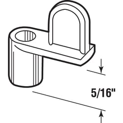 Prime-Line Mill Silver Die Cast Screen Clip For 5/16 inch 12 pk