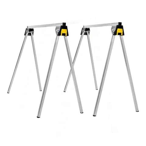 Stanley metal folding deals sawhorse