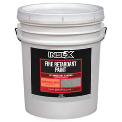 Insl-X Flat White Acrylic Fire Retardant Paint 5 gal