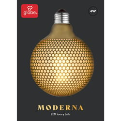 Globe Electric Moderna G40 E26 (Medium) Filament LED Bulb Amber Soft White 40 W 1 pk