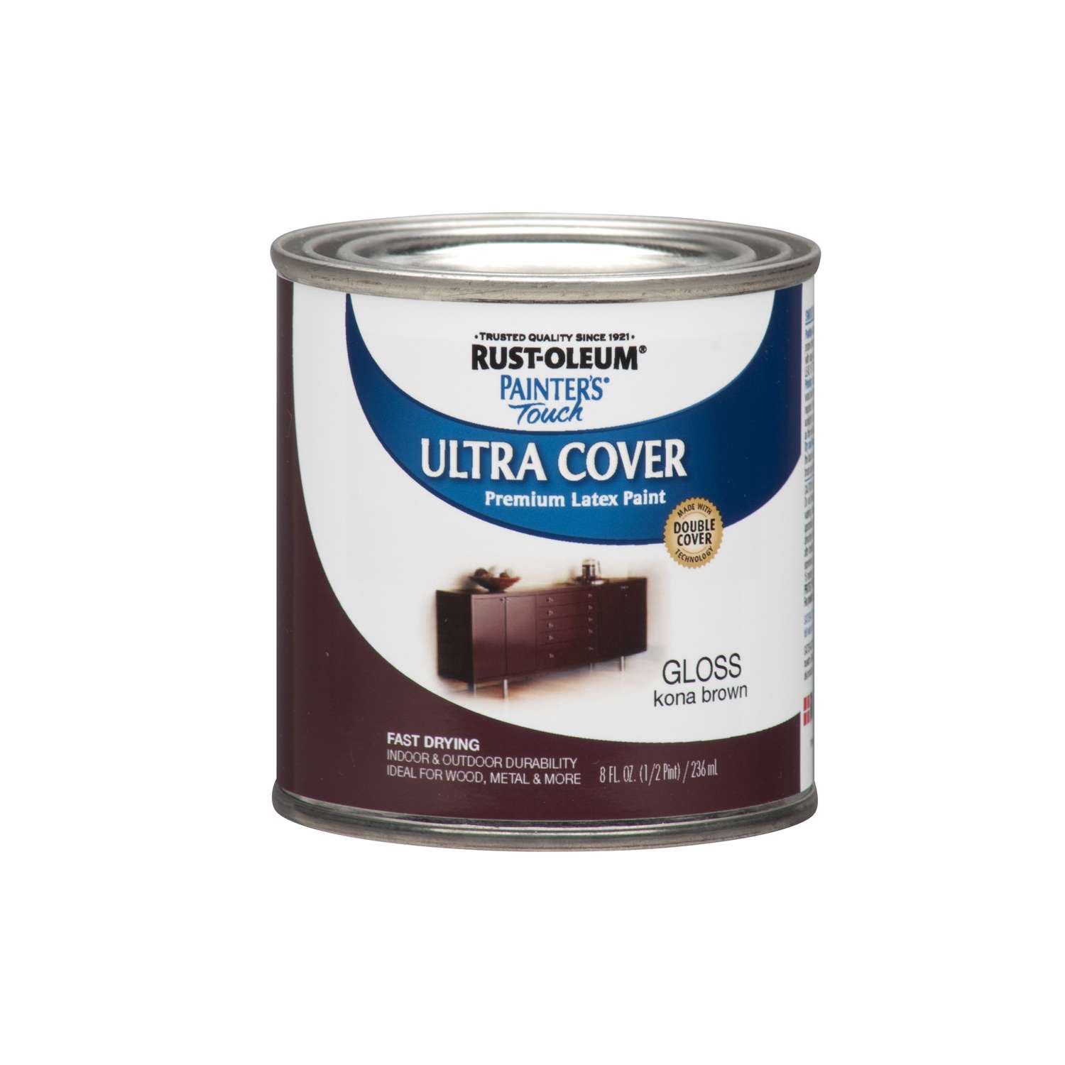 RustOleum Painters Touch Ultra Cover Gloss Kona Brown WaterBased