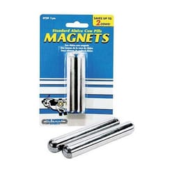 Magnet Source 3 in. L X .5 in. W Silver Cow Magnet 2 pc