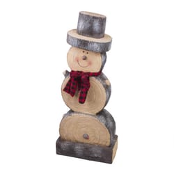 Alpine Snowman Table Decor