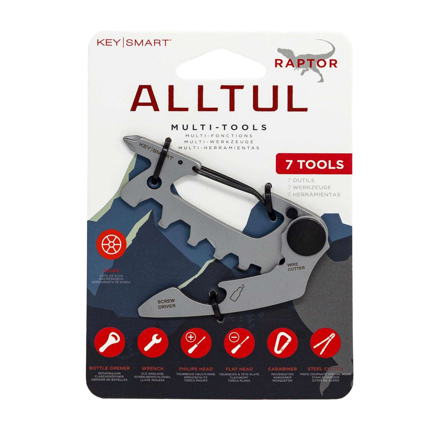 KeySmart AllTul Stainless Steel Silver Raptor Multi-Tool Key - Ace Hardware