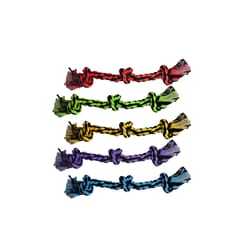 Multipet Nuts For Knots Assorted 3-Knot Rope Cotton Dog Toy