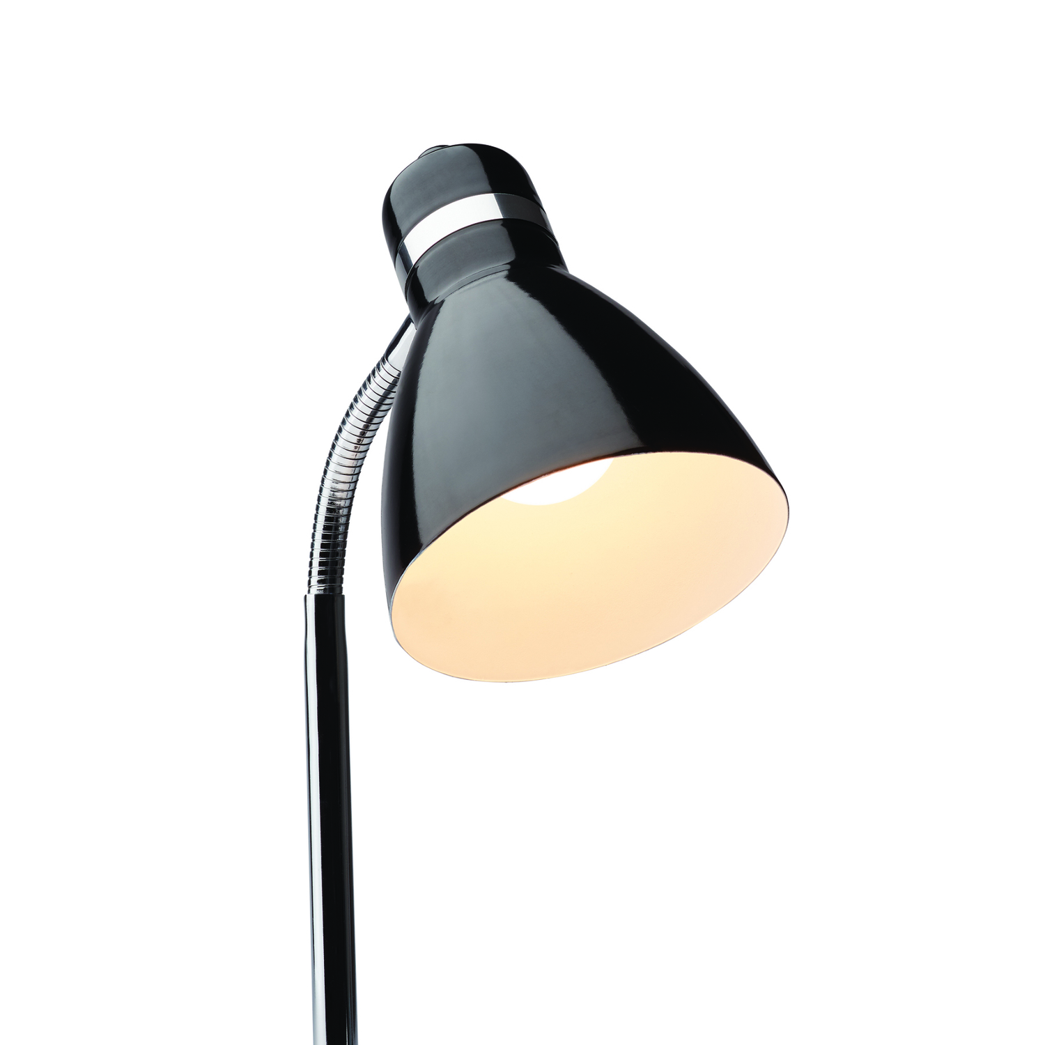 White Simple Designs LD1003-BLK Basic Desk Lamp, Black, Desk Lamps ...
