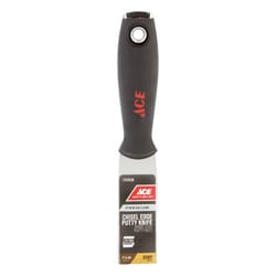 Ace  1-1/4 in. W Carbon Steel  Stiff  Putty Knife 