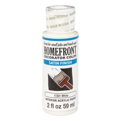 Homefront Satin White Hobby Paint 2 oz