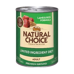 Nutro Natural Choice Limited Ingredient Lamb and Rice Dog Food 12.5 oz.