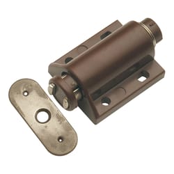 Hickory Hardware 1-1/4 in. W X 2-3/8 in. D Bronze Steel Cabinet Catch